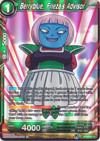 Berryblue, Frieza's Advisor - BT13-080 - Uncommon Foil