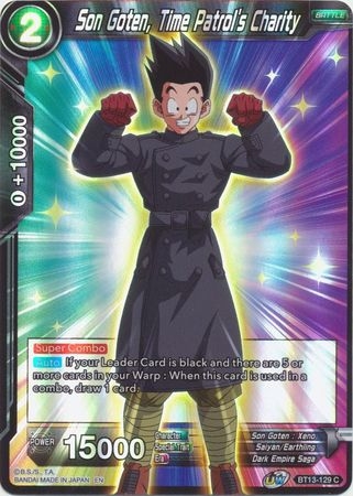 Son Goten, Time Patrol's Charity - BT13-129 - Common Foil