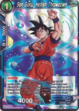 Son Goku, Hellish Throwdown - BT13-056 - Common Foil