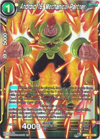 Android 16, Mechanical Partner - BT13-113 - Rare Foil