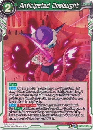 Anticipated Onslaught - BT13-086 - Rare
