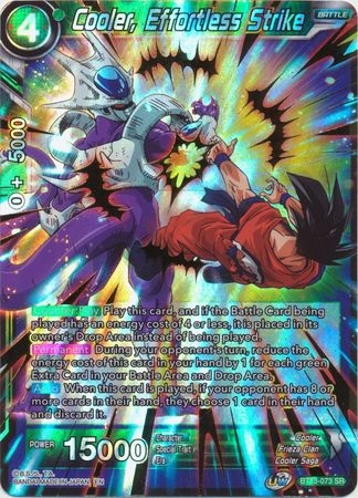 Cooler, Effortless Strike - BT13-073 - Super Rare