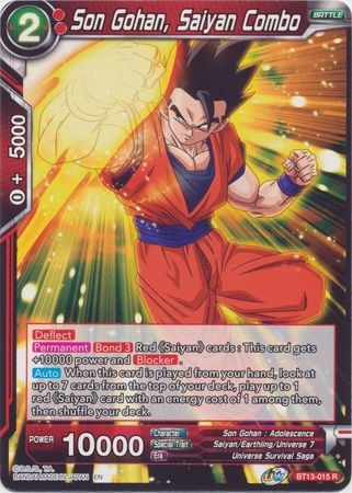 Son Gohan, Saiyan Combo - BT13-015 - Rare