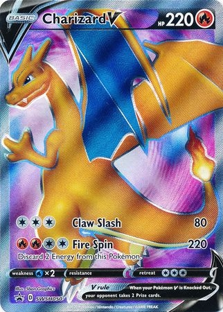 Charizard V - SWSH050 - Full Art Promo (Sealed)