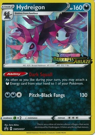 Hydreigon - SWSH037 - Prerelease Promo