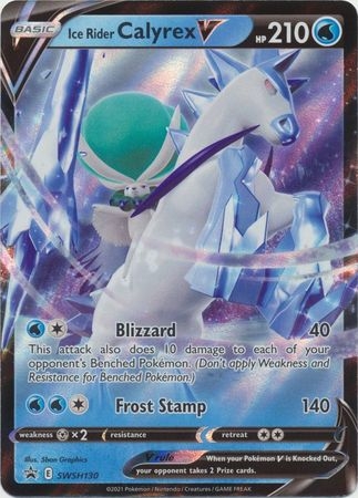 Ice Rider Calyrex V - SWSH130 - Full Art Promo