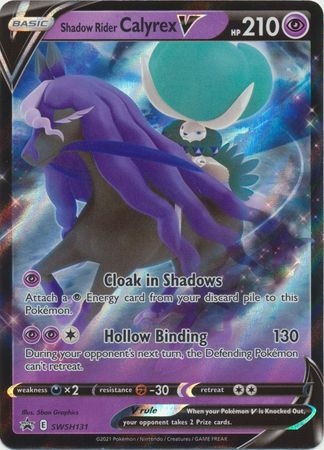 Shadow Rider Calyrex V - SWSH131 - Full Art Promo