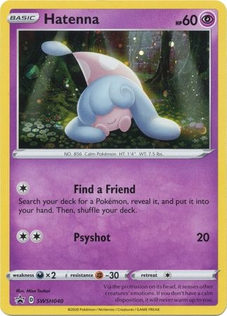 Hatenna - SWSH040 - Holo Promo