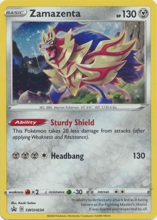 Zamazenta - SWSH034 - Holo Promo