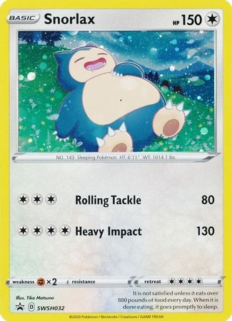 Snorlax - SWSH032 - Promo