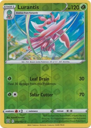 Lurantis - 15/163 - Rare Reverse Holo