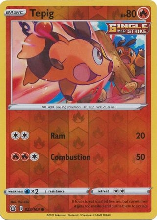 Tepig - 23/163 - Common Reverse Holo