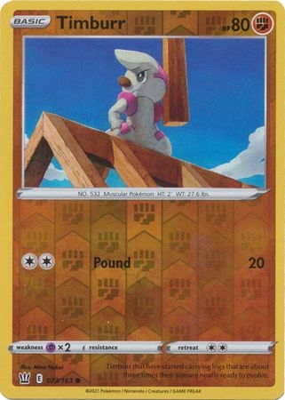 Timburr - 73/163 - Common Reverse Holo