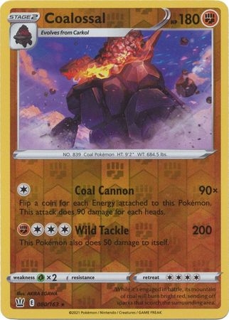 Coalossal - 80/163 - Holo Rare Reverse Holo