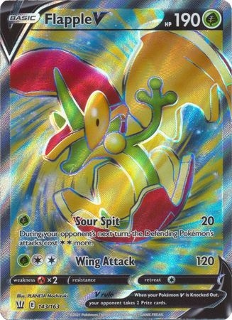 Flapple V - 143/163 - Full Art Ultra Rare