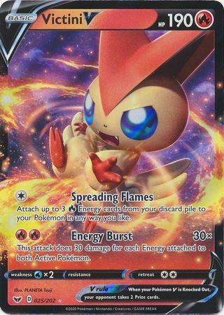 Victini V - 025/202 - Ultra Rare