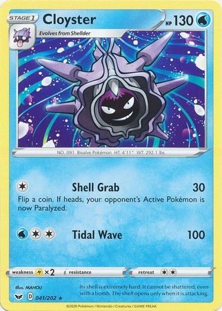 Cloyster - 041/202 - Rare