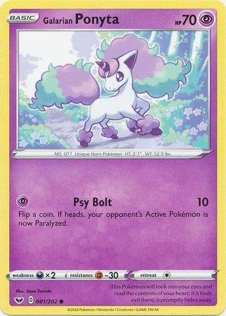Galarian Ponyta - 081/202 - Common