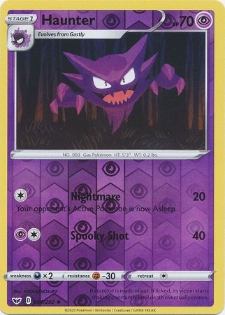 Haunter - 084/202 - Uncommon Reverse Holo