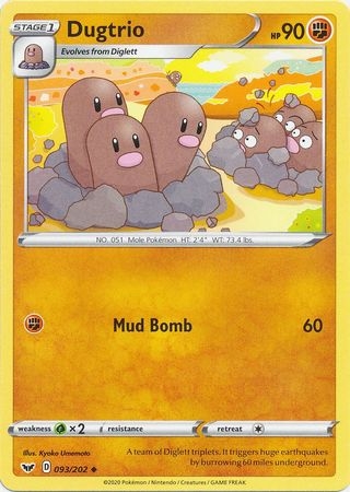 Dugtrio - 093/202 - Uncommon
