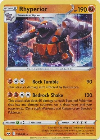 Rhyperior - 099/202 - Holo Rare