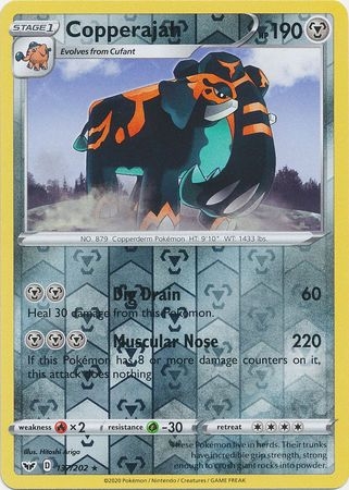 Copperajah - 137/202 - Holo Rare Reverse Holo