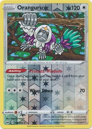 Oranguru - 148/202 - Holo Rare Reverse Holo