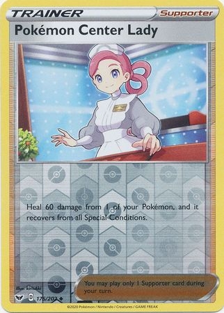 Pokemon Center Lady - 176/202 - Uncommon Reverse Holo