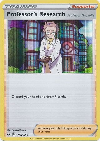 Professor's Research - 178/202 - Holo Rare