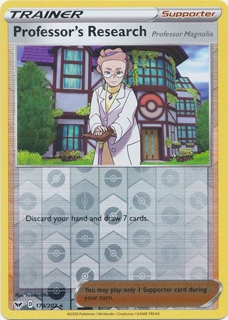 Professor's Research - 178/202 - Holo Rare Reverse Holo