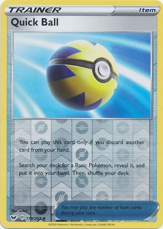 Quick Ball - 179/202 - Uncommon Reverse Holo