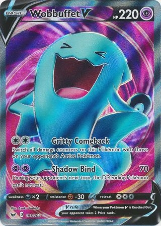 Wobbuffet V - 191/202 - Full Art Ultra Rare