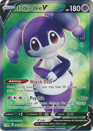 Indeedee V - 192/202 - Full Art Ultra Rare