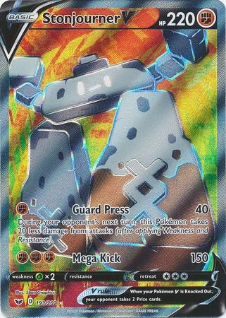 Stonjourner V - 193/202 - Full Art Ultra Rare