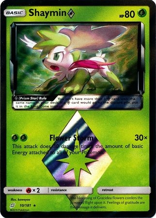 Shaymin Prism Star - 10/181 - Holo Rare