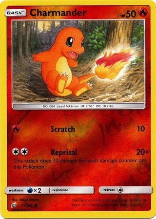 Charmander - 11/181 - Common Reverse Holo