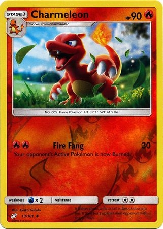 Charmeleon - 13/181 - Uncommon Reverse Holo