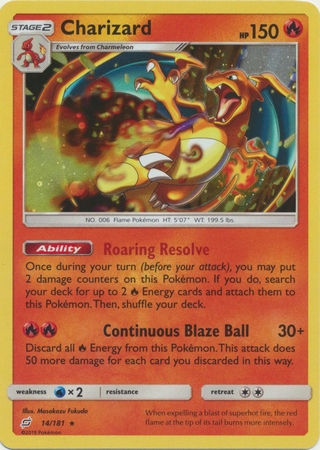 Charizard - 14/181 - Alternate Holo Promo