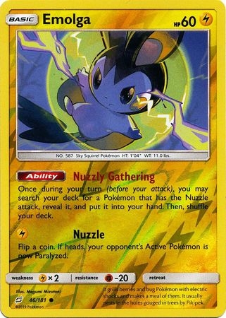 Emolga - 46/181 - Common Reverse Holo