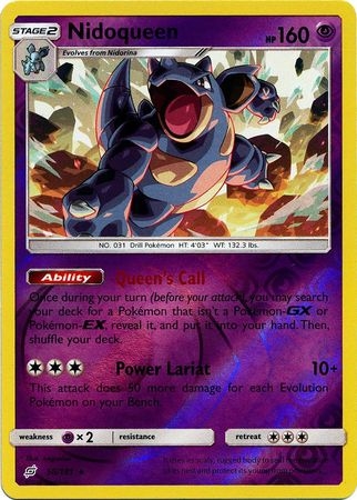 Nidoqueen - 56/181 - Rare Reverse Holo