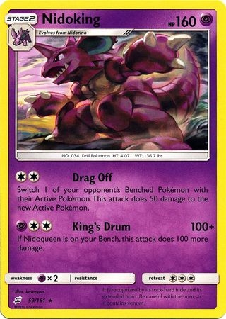 Nidoking - 59/181 - Rare
