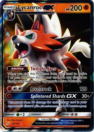 Lycanroc GX - 82/181 - Ultra Rare