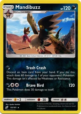 Mandibuzz - 93/181 - Rare Reverse Holo