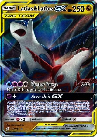 Latias & Latios GX - 113/181 - Ultra Rare