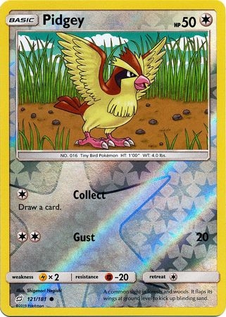 Pidgey - 121/181 - Common Reverse Holo