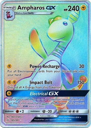 Ampharos GX - 185/181 - Hyper Rare