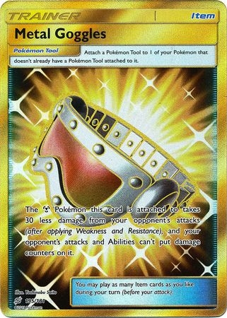 Metal Goggles - 195/181 - Secret Rare