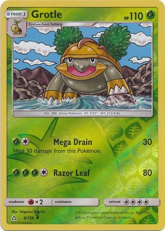 Grotle - 8/156 - Uncommon Reverse Holo
