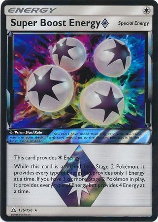 Super Boost Energy Prism Star - 136/156 - Holo Rare