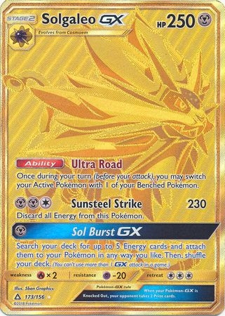 Solgaleo GX - 173/156 - Gold Secret